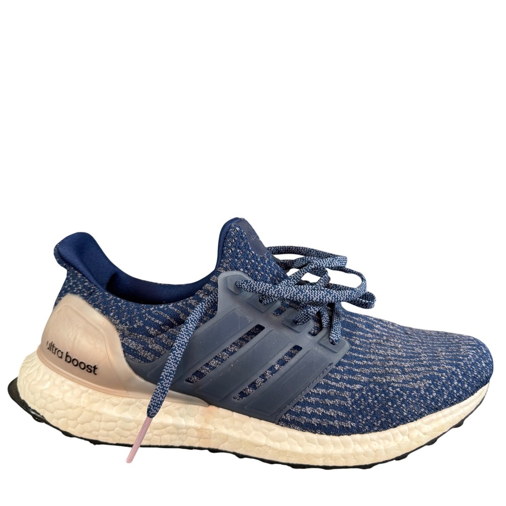 Adidas Ultraboost 3.0 Mystery Blue Vapor Grey BA8844 Women's Running Shoes 9.5